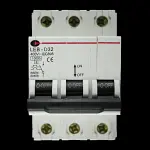 CGD 32 AMP CURVE D 10kA TRIPLE POLE MCB CIRCUIT BREAKER LEB-D32