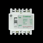 CRABTREE 80 AMP 100mA DOUBLE POLE ELCB SB6000