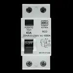 MK 63 AMP 30mA DOUBLE POLE RCD TYPE AC K5760S