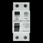 MK 80 AMP 30mA DOUBLE POLE RCD TYPE AC K5780S SENTRY