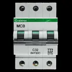 CRABTREE 32 AMP CURVE C 10kA TRIPLE POLE MCB CIRCUIT BREAKER 6HT32C BC