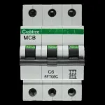 CRABTREE 6 AMP CURVE C 6kA TRIPLE POLE MCB CIRCUIT BREAKER 6FT06C BC