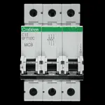 CRABTREE 10 AMP CURVE C 6kA TRIPLE POLE MCB CIRCUIT BREAKER LOADSTAR 6FT10C