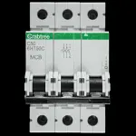 CRABTREE 50 AMP CURVE C 10kA TRIPLE POLE MCB CIRCUIT BREAKER 6HT50C LOADSTAR