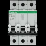 CRABTREE 16 AMP CURVE B 10kA TRIPLE POLE MCB CIRCUIT BREAKER 6HT16B LOADSTAR