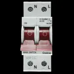 CRABTREE 100 AMP DOUBLE POLE MAIN SWITCH DISCONNECTOR STARBREAKER 100/2MT