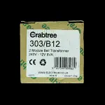 CRABTREE 0.67 BELL TRANSFORMER 12V 8VA 303/B12