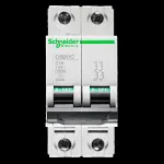 SCHNEIDER 16 AMP CURVE C 10kA DOUBLE POLE MCB CIRCUIT BREAKER C60HC 25659