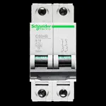SCHNEIDER 16 AMP CURVE B 10kA DOUBLE POLE MCB CIRCUIT BREAKER C60HB 25857