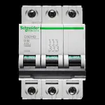 SCHNEIDER 32 AMP CURVE D 10kA TRIPLE POLE MCB CIRCUIT BREAKER C60HD 25732