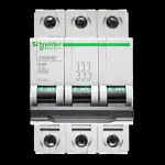 SCHNEIDER 40 AMP CURVE D 10kA TRIPLE POLE MCB CIRCUIT BREAKER C60HD 25733