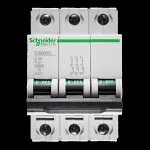SCHNEIDER 40 AMP CURVE C 10kA TRIPLE POLE MCB CIRCUIT BREAKER C60HC 25677