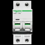 SCHNEIDER 32 AMP CURVE C 10kA DOUBLE POLE MCB CIRCUIT BREAKER A9F54232 IC60H