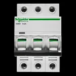 SCHNEIDER 2 AMP CURVE B 10kA TRIPLE POLE MCB CIRCUIT BREAKER A9F53302 IC60H