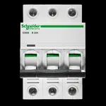 SCHNEIDER 20 AMP CURVE B 10kA TRIPLE POLE MCB CIRCUIT BREAKER A9F53320 IC60H