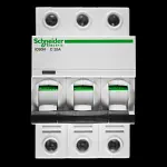 SCHNEIDER 25 AMP CURVE C 10kA TRIPLE POLE MCB CIRCUIT BREAKER A9F54325 IC60H