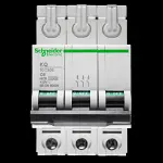 SCHNEIDER 6 AMP CURVE C 10kA TRIPLE POLE MCB CIRCUIT BREAKER KQ 10C306