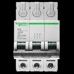 SCHNEIDER 32 AMP CURVE C 10kA TRIPLE POLE MCB CIRCUIT BREAKER KQ 10C332