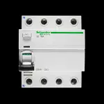 SCHNEIDER 40 AMP 30mA FOUR POLE RCD TYPE AC iID A9R41440