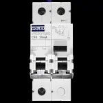 VOLEX 10 AMP CURVE C 6kA 30mA DOUBLE POLE RCBO TYPE A VRCBO1030/2