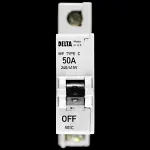 DELTA 50 AMP CURVE C M9 MCB CIRCUIT BREAKER 501C