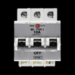 BILL 10 AMP TYPE 3 M9 TRIPLE POLE MCB CIRCUIT BREAKER 3T103