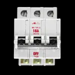 BILL 16 AMP CURVE B M9 TRIPLE POLE MCB CIRCUIT BREAKER T163B RED