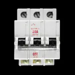 BILL 20 AMP CURVE D M9 TRIPLE POLE MCB CIRCUIT BREAKER T203D RED