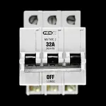 MEM 32 AMP TYPE 2 M9 TRIPLE POLE MCB CIRCUIT BREAKER 323MB2 GREY