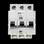 MEM 40 AMP TYPE 3 M9 TRIPLE POLE MCB CIRCUIT BREAKER 403MB3 GREY