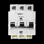 MEM 6 AMP CURVE D M9 TRIPLE POLE MCB CIRCUIT BREAKER 63MD