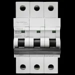BILL 20 AMP CURVE D 10kA TRIPLE POLE MCB CIRCUIT BREAKER THD203