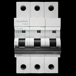 BILL 40 AMP CURVE D 6kA TRIPLE POLE MCB CIRCUIT BREAKER TLD403