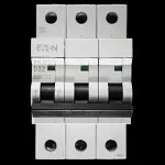 MEM EATON 32 AMP CURVE D 6kA TRIPLE POLE MCB CIRCUIT BREAKER MDL332