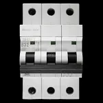 BILL 32 AMP CURVE B 10kA TRIPLE POLE MCB CIRCUIT BREAKER THB323