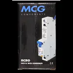 MCG 10 AMP CURVE B 10kA 30mA RCBO TYPE AC JVL11 2P1030SM10B