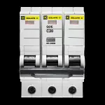 SQUARE D 20 AMP CURVE C 10kA TRIPLE POLE MCB CIRCUIT BREAKER QOE QO320EC10
