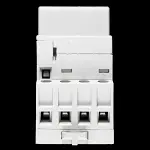 SQUARE D 25 AMP FOUR POLE NO CONTACTOR 220/240V COIL CCN425