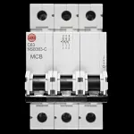 WYLEX 63 AMP CURVE C 6kA TRIPLE POLE MCB CIRCUIT BREAKER NSB363-C