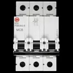 WYLEX 50 AMP CURVE B 10kA TRIPLE POLE MCB CIRCUIT BREAKER PSB350-B