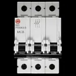 WYLEX 63 AMP CURVE B 10kA TRIPLE POLE MCB CIRCUIT BREAKER PSB363-B