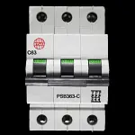 WYLEX 63 AMP CURVE C 10kA TRIPLE POLE MCB CIRCUIT BREAKER PSB363-C BC