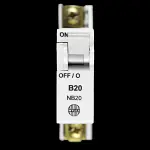 WYLEX 20 AMP CURVE B 3kA MCB CIRCUIT BREAKER NB20