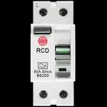 WYLEX 80 AMP 30mA DOUBLE POLE RCD TYPE A WRDS80/2 B6200