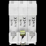 DORMAN SMITH 16 AMP CURVE C 10kA TRIPLE POLE MCB CIRCUIT BREAKER AT16C