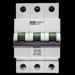 DORMAN SMITH 10 AMP CURVE C 10kA TRIPLE POLE MCB CIRCUIT BREAKER AT10C BC