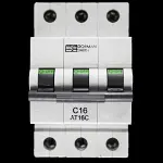 DORMAN SMITH 16 AMP CURVE C 10kA TRIPLE POLE MCB CIRCUIT BREAKER AT16C BC