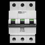 DORMAN SMITH 16 AMP CURVE D 6kA TRIPLE POLE MCB CIRCUIT BREAKER AT16D BC