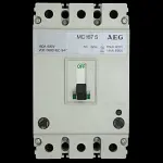 AEG 125 AMP 65kA TRIPLE POLE MCCB MC167S