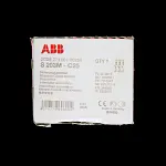 ABB 25 AMP CURVE C 10kA TRIPLE POLE MCB CIRCUIT BREAKER S203M 2CDS273001R0254